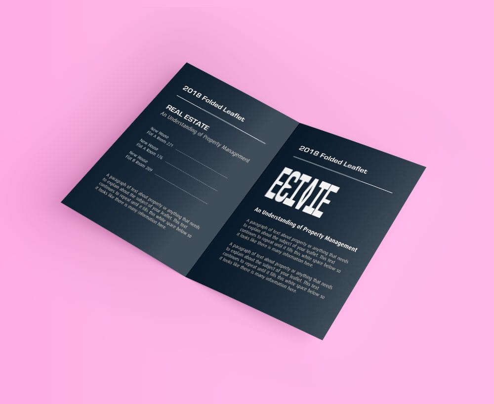 Folded Leaflets and Flyers at Service Print