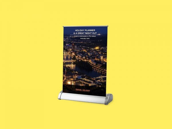 Printed Mini A3 Roller Banner (Pull Up)